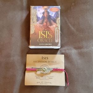 Isis Oracle Cards & Isis bracelet Bundle